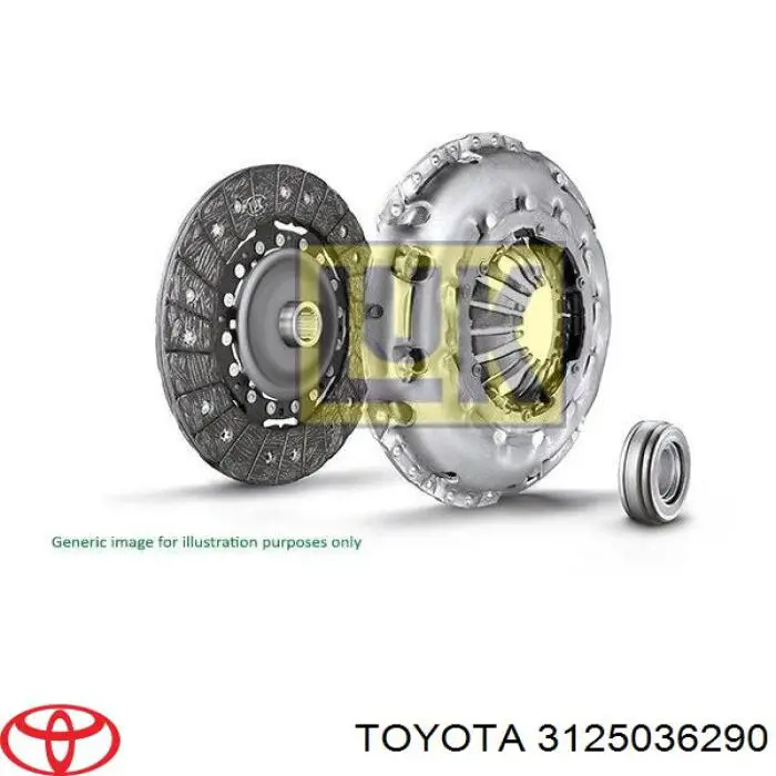 Диск сцепления 3125020172 Toyota