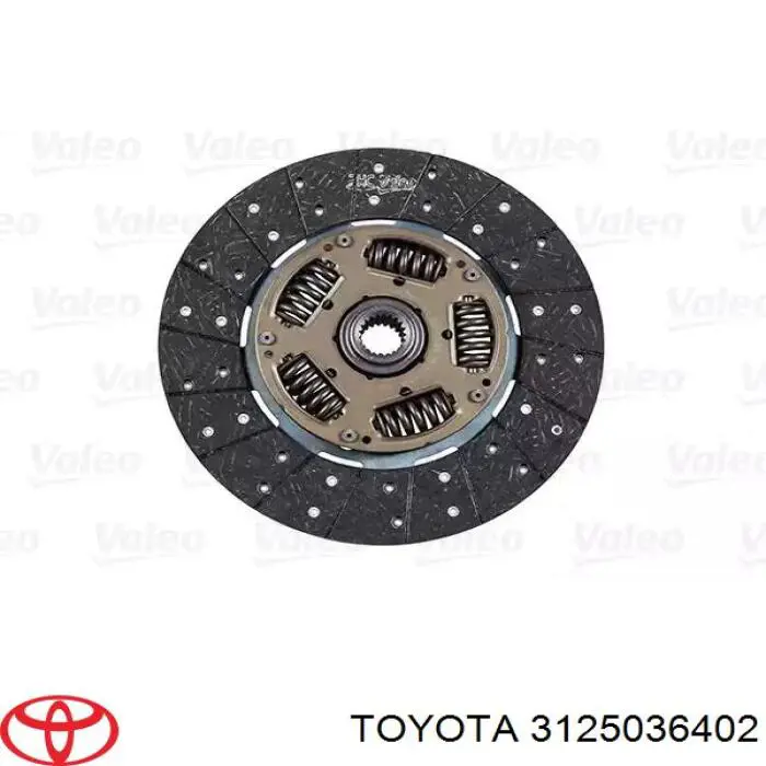 3125036412 Toyota диск сцепления