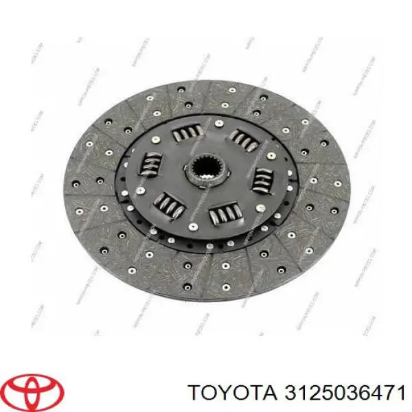 Диск сцепления 3125036471 Toyota