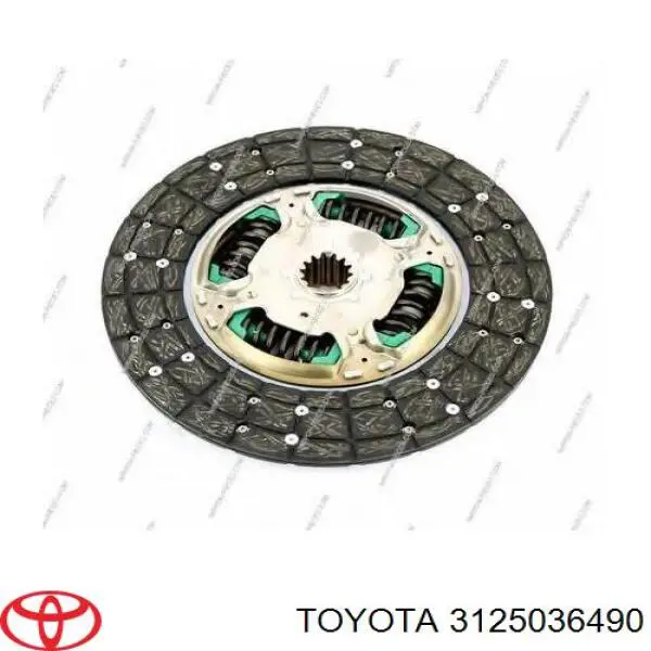 3125036502 Toyota диск сцепления