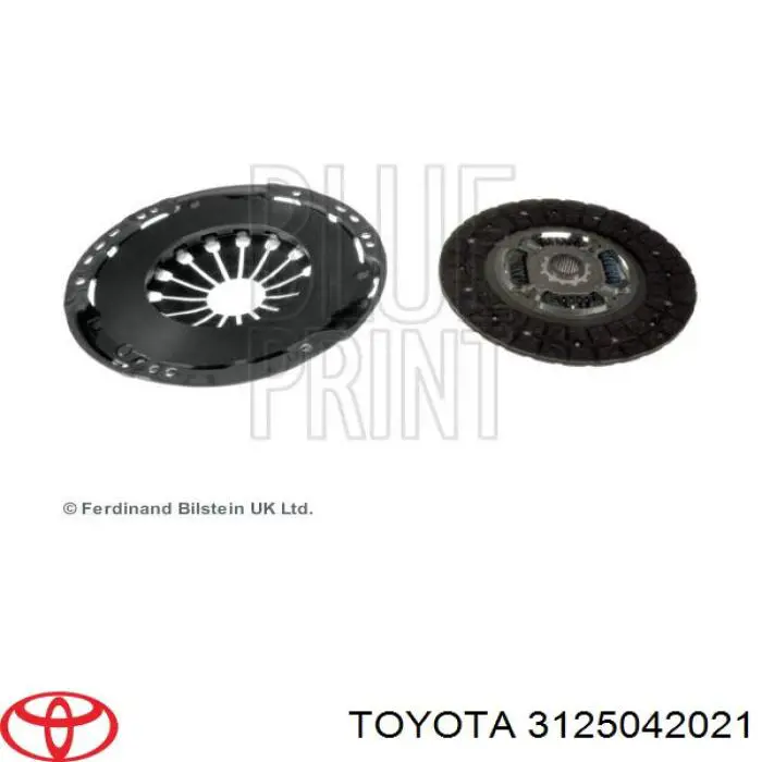 3125042021 Toyota диск сцепления