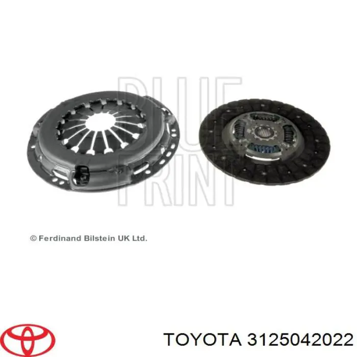 Диск сцепления 3125042022 Toyota