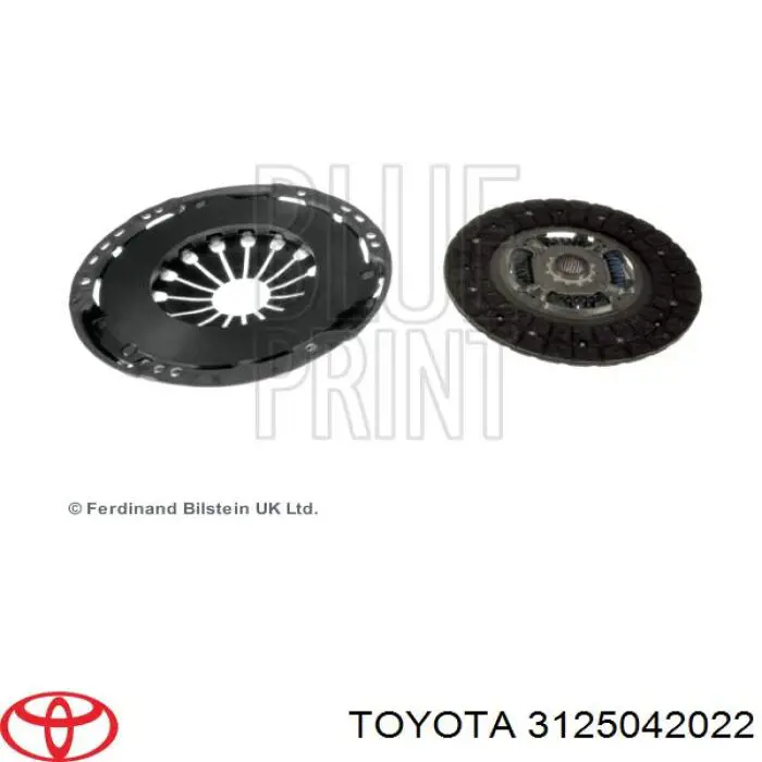Disco de embraiagem 3125042022 Toyota
