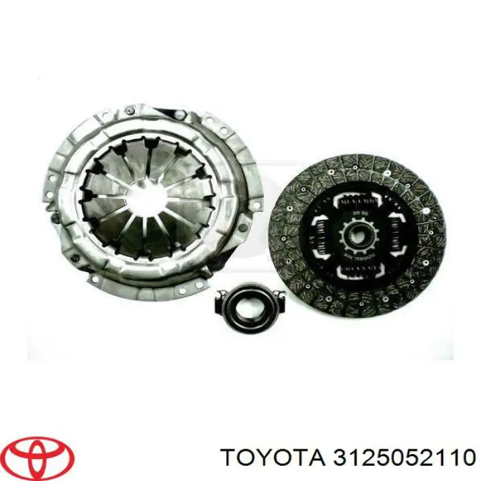 Диск сцепления 3125052110 Toyota