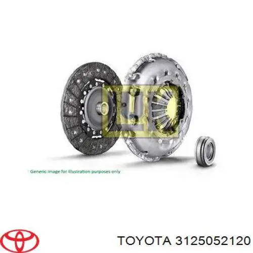 3125052210 Toyota диск сцепления