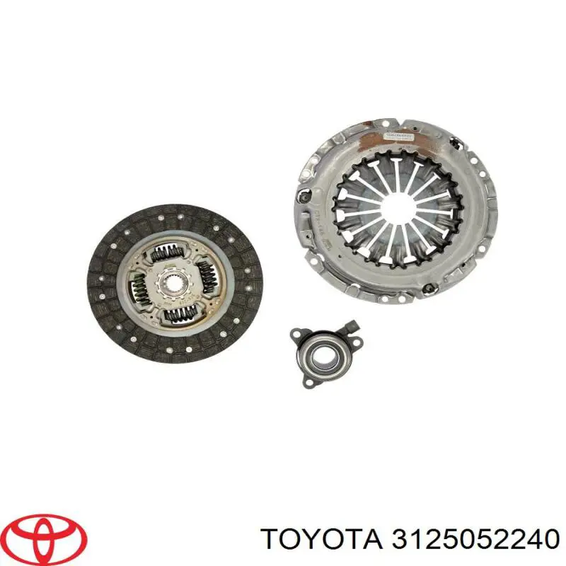 3125052130 Toyota Диск сцепления ведомый