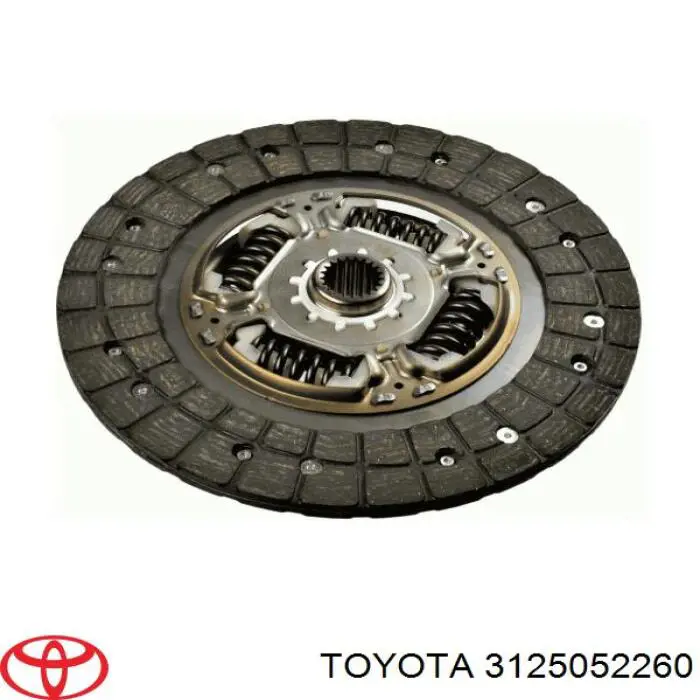 3125052260 Toyota диск сцепления