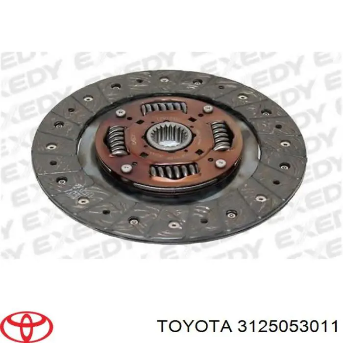 Диск сцепления 04130YZZCV Toyota