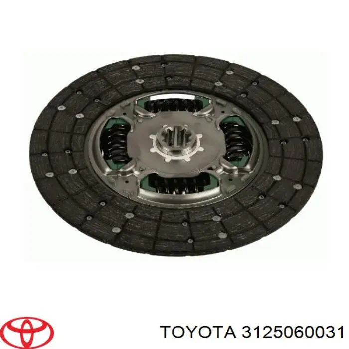 3125060031 Toyota диск сцепления