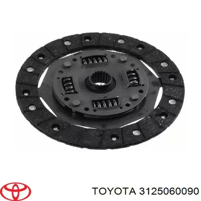3125036281 Toyota диск сцепления