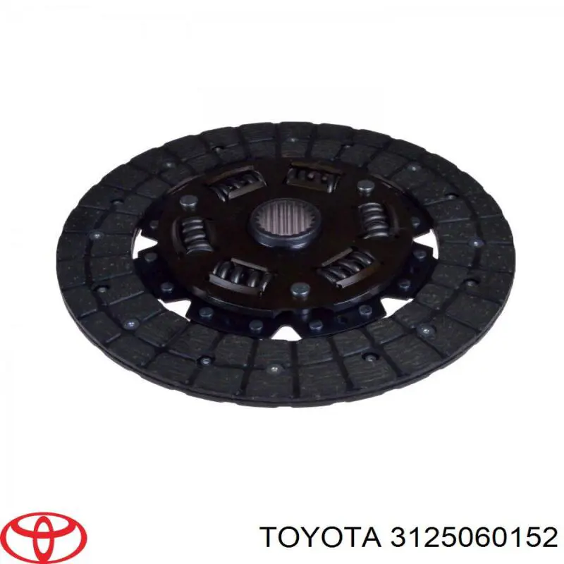 Диск сцепления 3125060152 Toyota