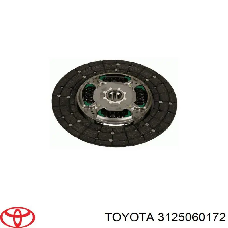 3125060172 Toyota диск сцепления
