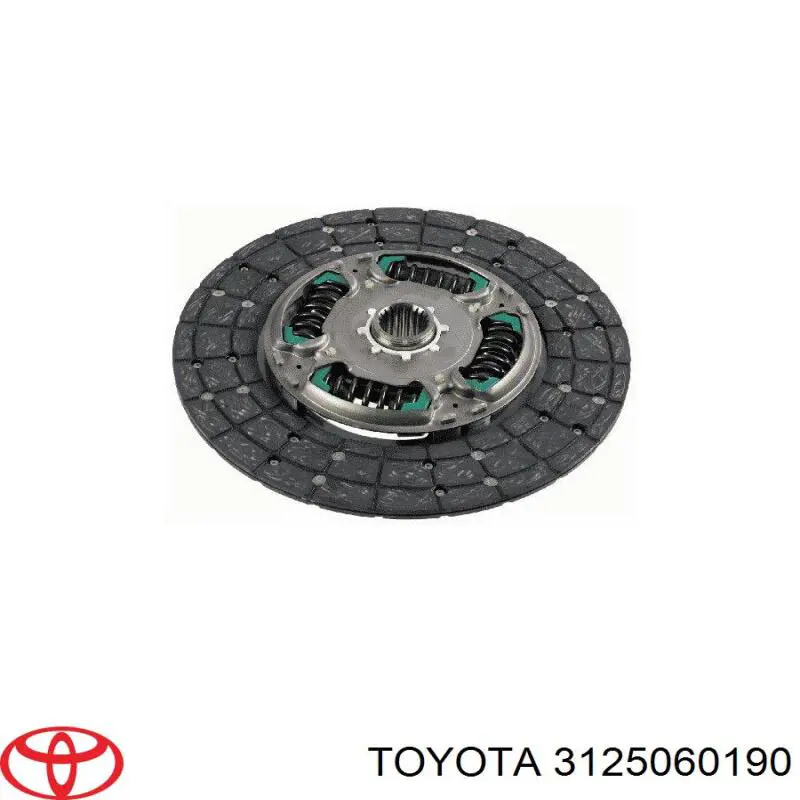 3125060190 Toyota диск сцепления