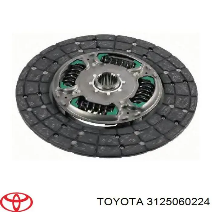 3125060224 Toyota disco de embraiagem