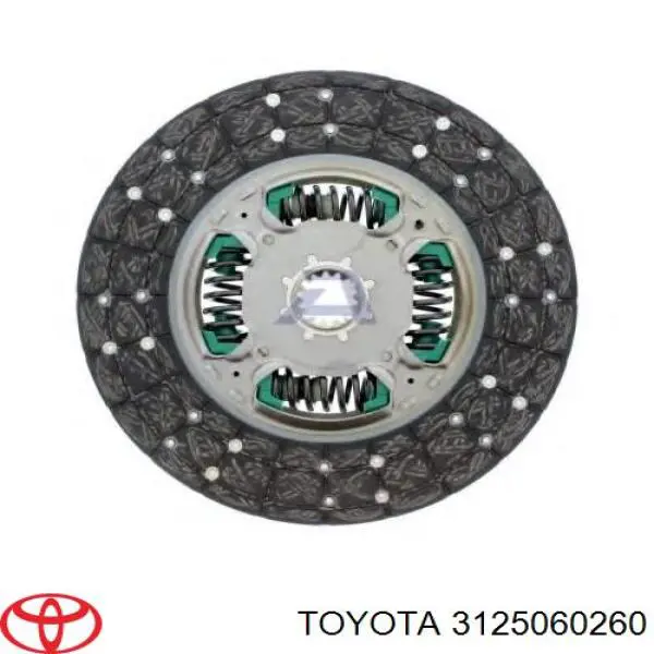 Диск сцепления 3125060260 Toyota