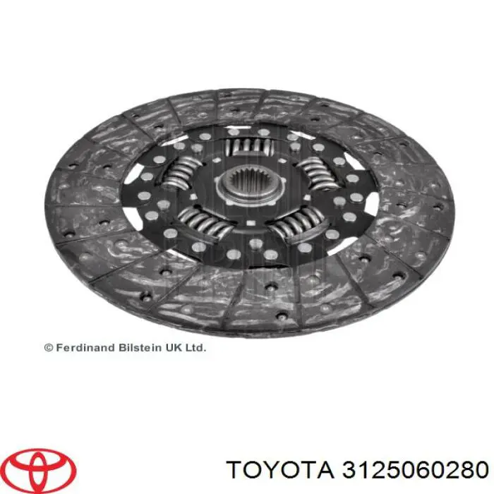 Купить 3125060280 Toyota Диск сцепления