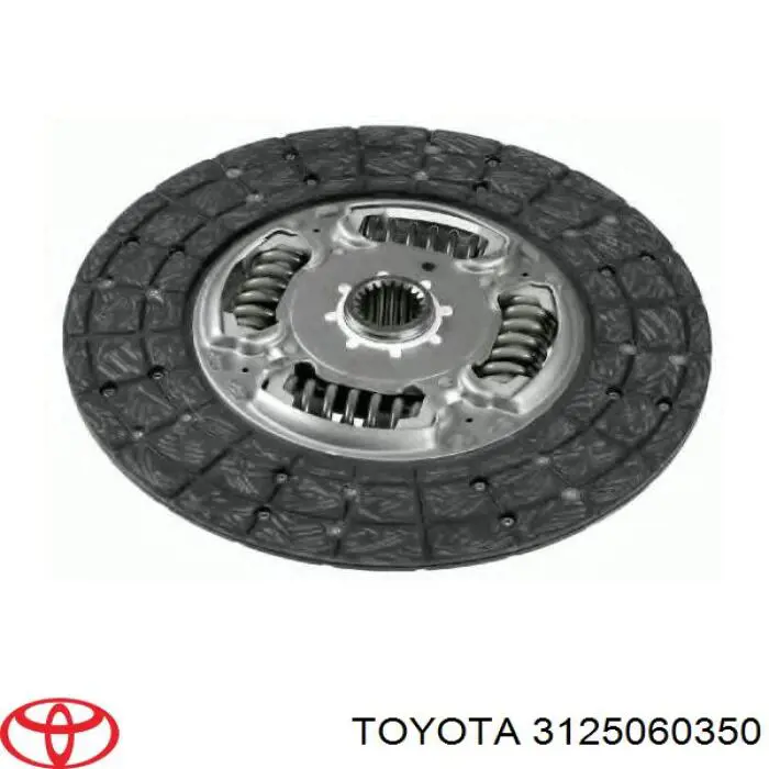 3125060350 Toyota диск сцепления