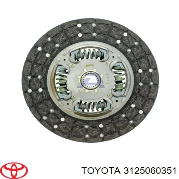 Диск сцепления 3125060351 Toyota