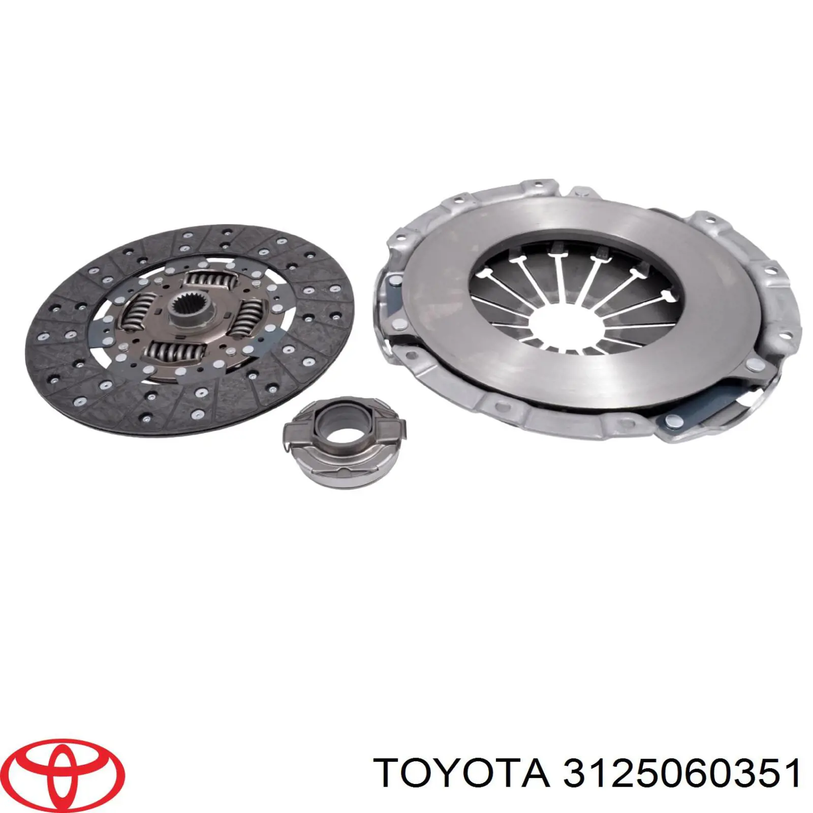 Купить 3125060351 Toyota Диск сцепления