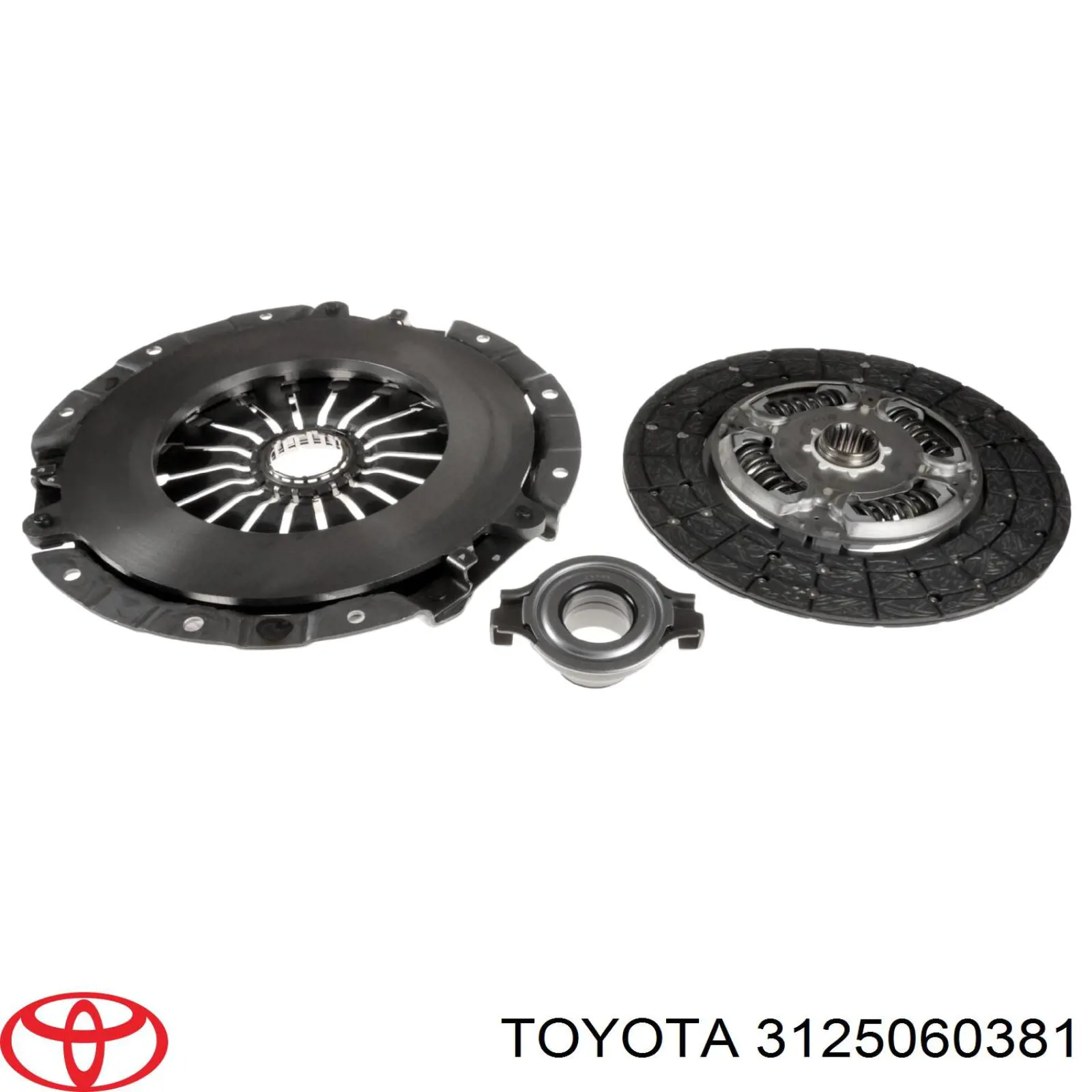 Диск сцепления 3125060381 Toyota