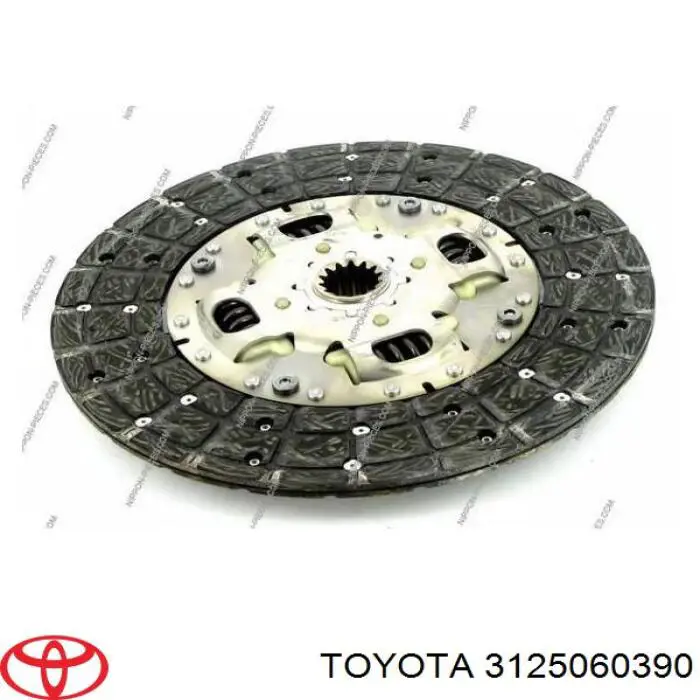 3125060390 Toyota диск сцепления