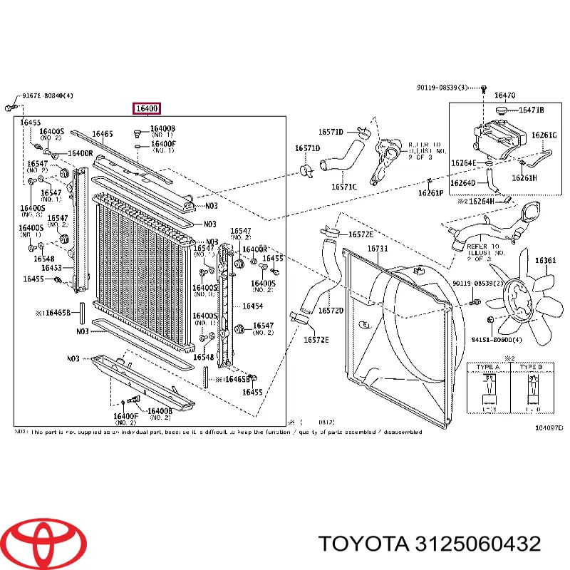  3125060432 Toyota