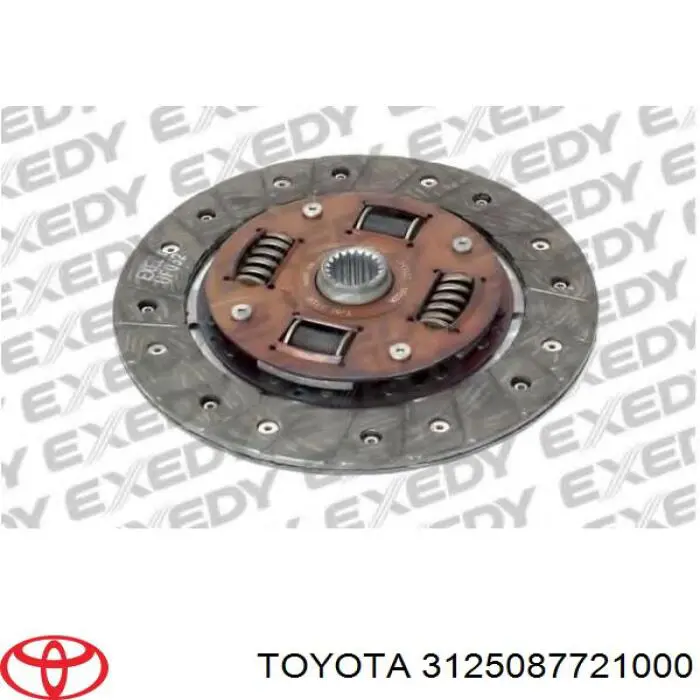 Диск сцепления 3125087721000 Toyota