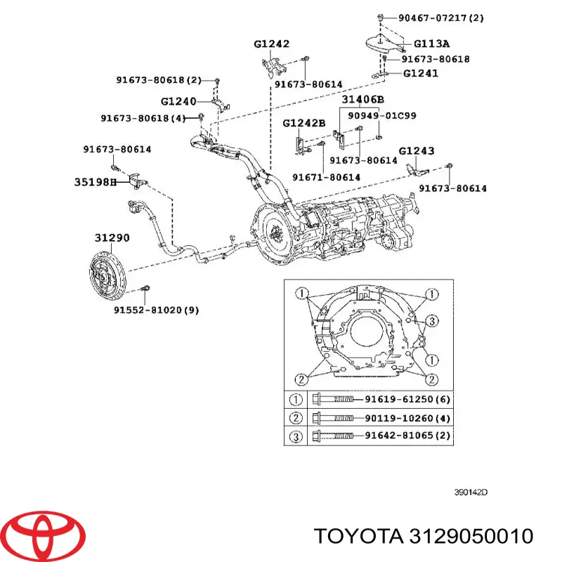  3129050010 Toyota