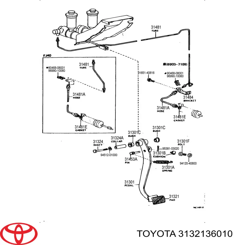 3132136010 Toyota