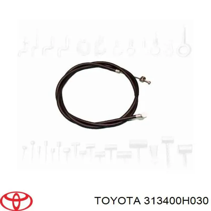 313400H030 Toyota cabo de embraiagem