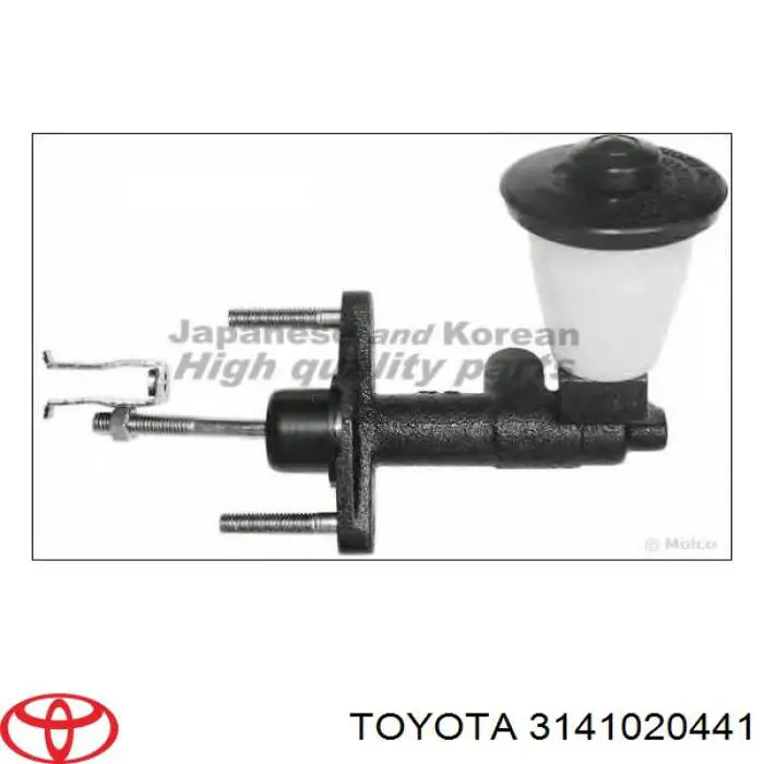 Главный цилиндр сцепления на Toyota Camry V1