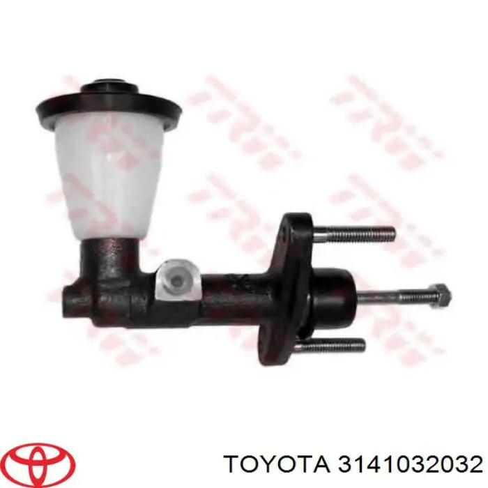 Главный цилиндр сцепления на Toyota Camry V2