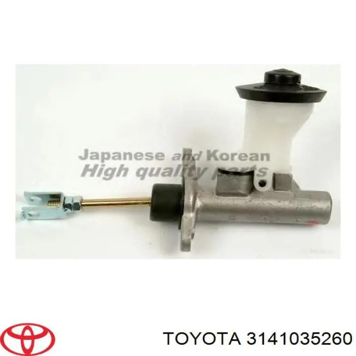 Главный цилиндр сцепления 3141035260 Toyota