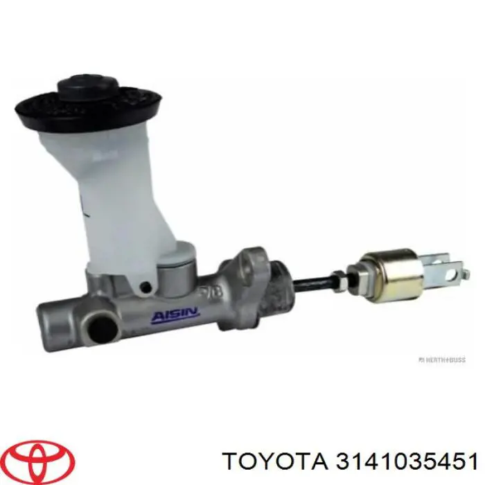 Главный цилиндр сцепления 3141035451 Toyota