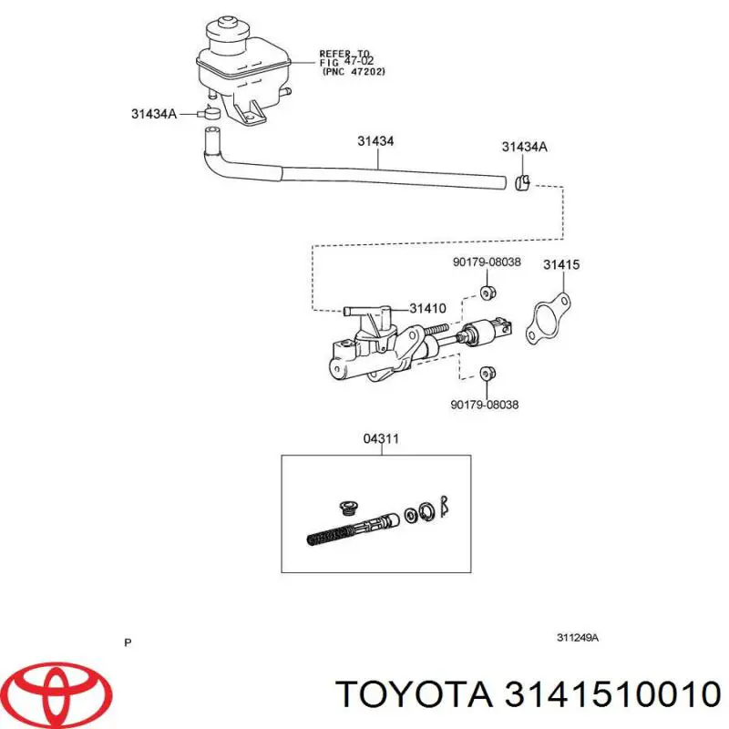 3141510010 Toyota 