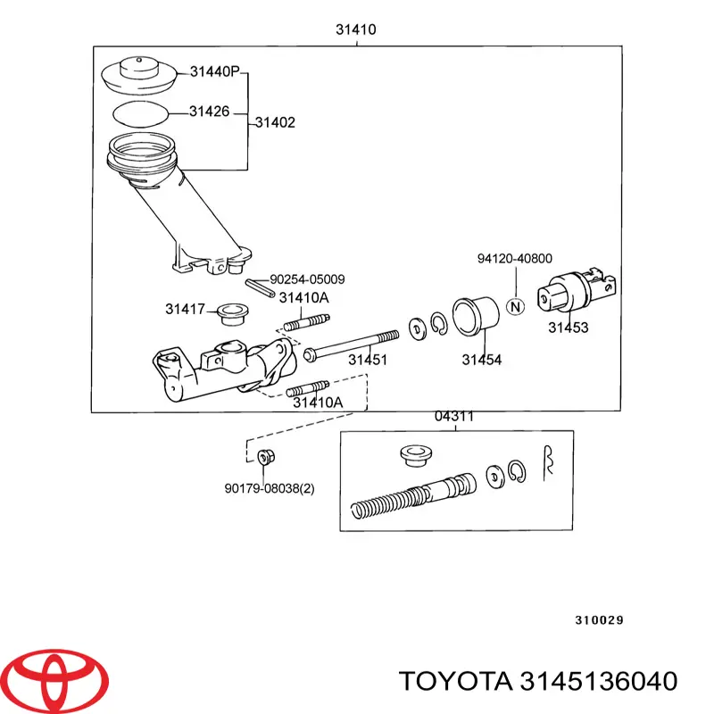 3145136040 Toyota 