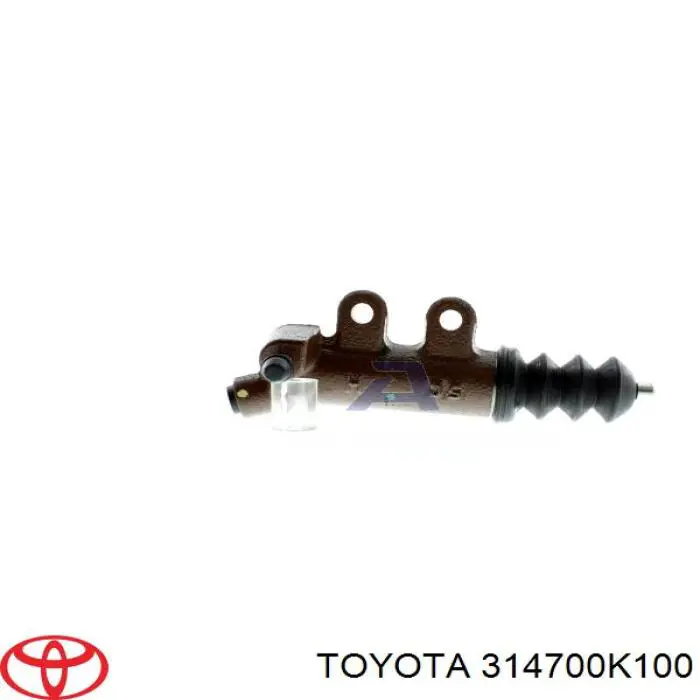 Цилиндр сцепления рабочий на Toyota FORTUNER N15, N16