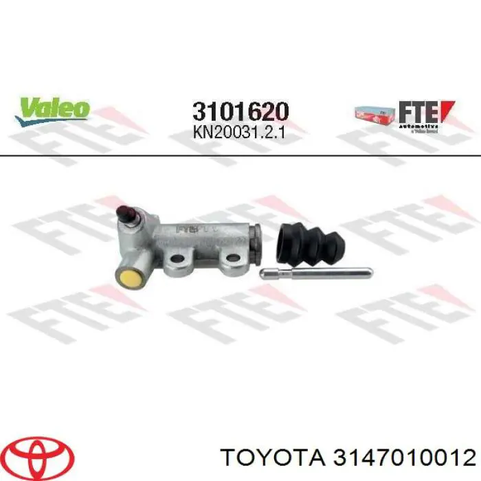Рабочий цилиндр сцепления 3147010012 Toyota