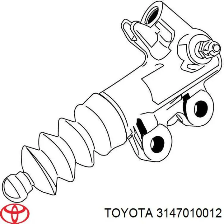 Цилиндр сцепления рабочий Toyota 3147010012