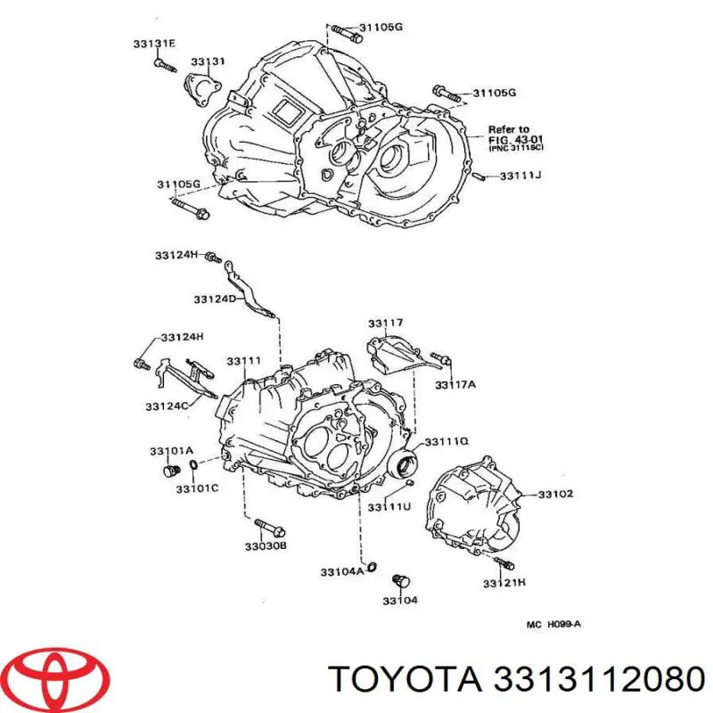 3313112080 Toyota 