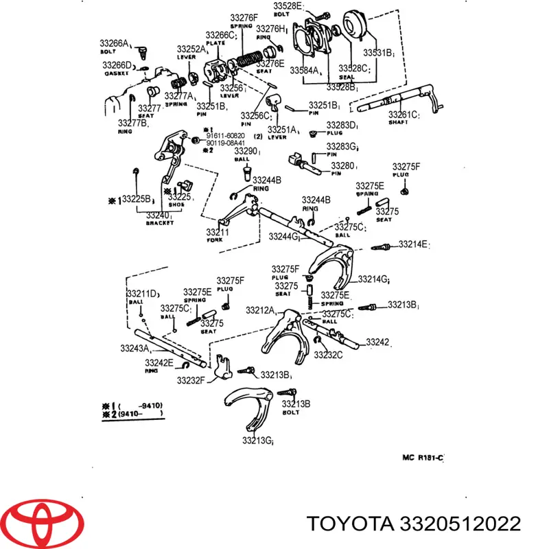 3320512022 Toyota 