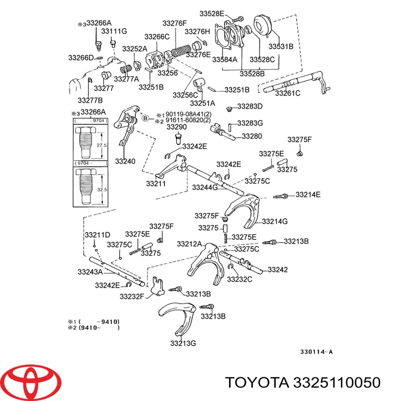  Toyota 3325110050 цена, от 56.24 USD