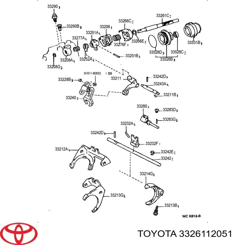  Toyota 3326112051 цена, от 260.56 USD