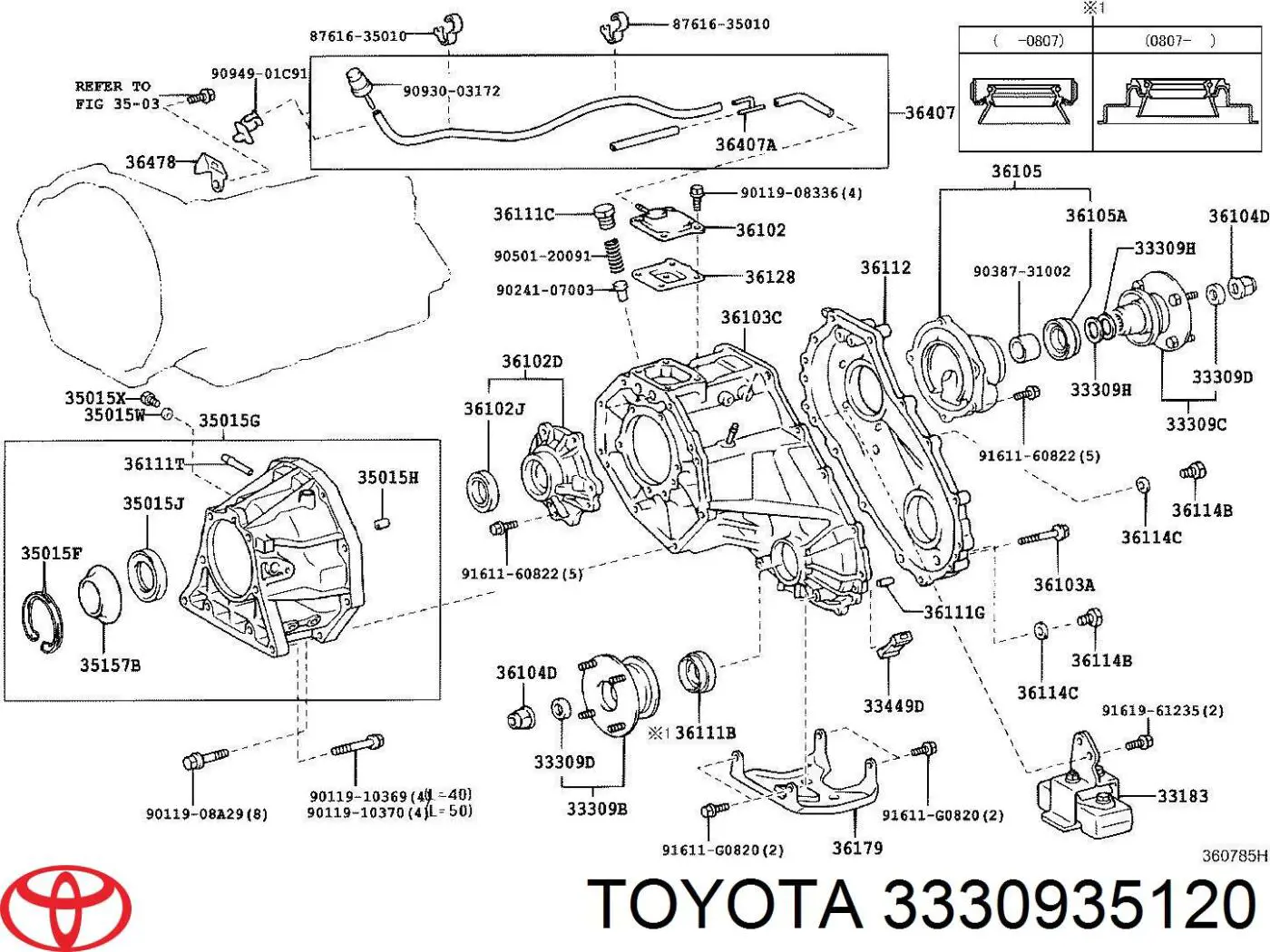 3330935120 Toyota 