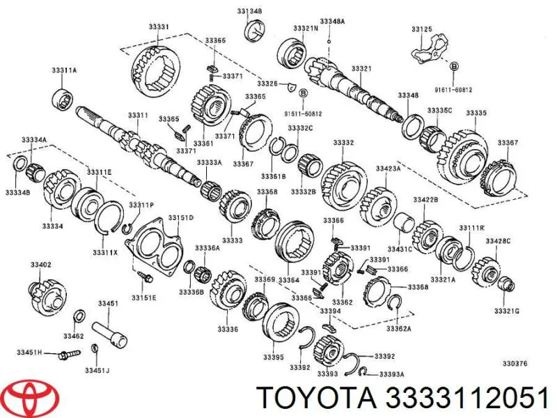 3333112051 Toyota 