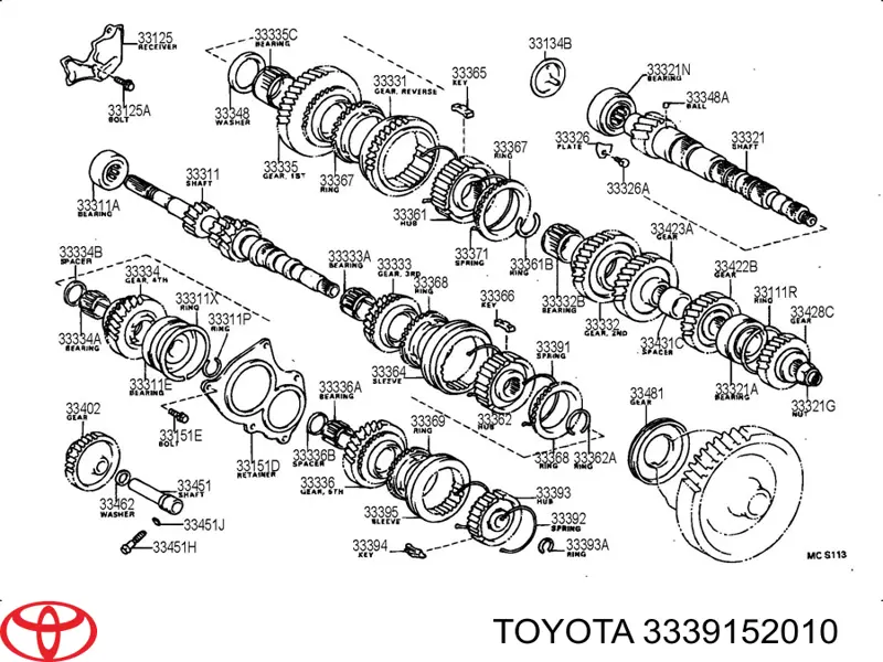  3339152010 Toyota