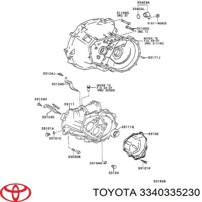 Шестерня спидометра ведущая на Toyota RAV4 III 