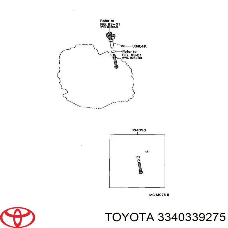 Roda dentada motriz de velocímetro para Toyota Camry (V20)