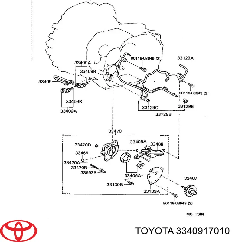 3340917010 Toyota 