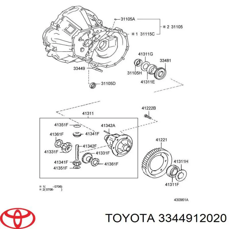 3344912020 Toyota 